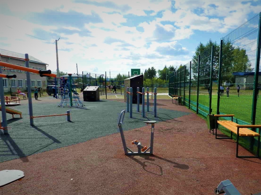 Спортивная площадка в посёлке Карымское борется за право быть лучшей в России